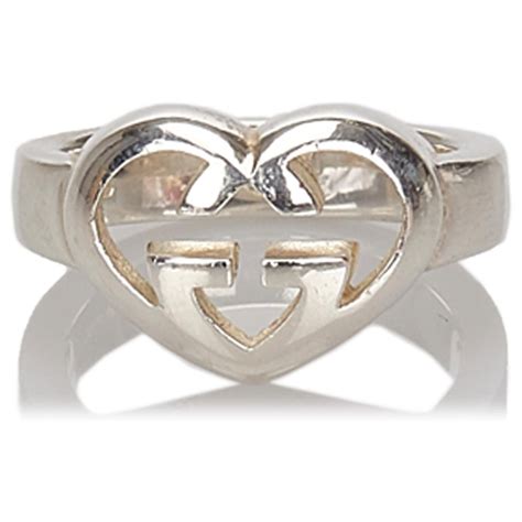 bague gucci coeur|Bague Gucci Heart avec détail GG.